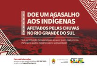 Chuvas no RS: sede da Funai em Brasília é ponto de coleta de agasalhos para indígenas atingidos