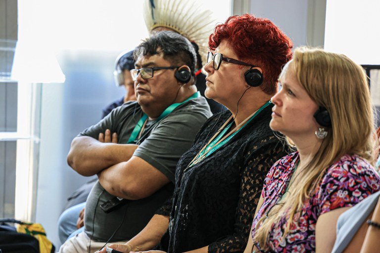 22.10.2024 - Painel Contribuições indígenas para a Biodiversidade e proteção do clima - COP 16 - Foto Lohana Chaves (5).JPG