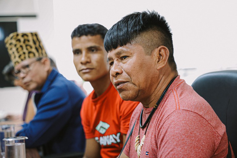 29.07.24 - Reunião  com lideranças do Médio Purus e do Alto Madeira, do Amazonas - Foto Lohana Chaves (14).JPG