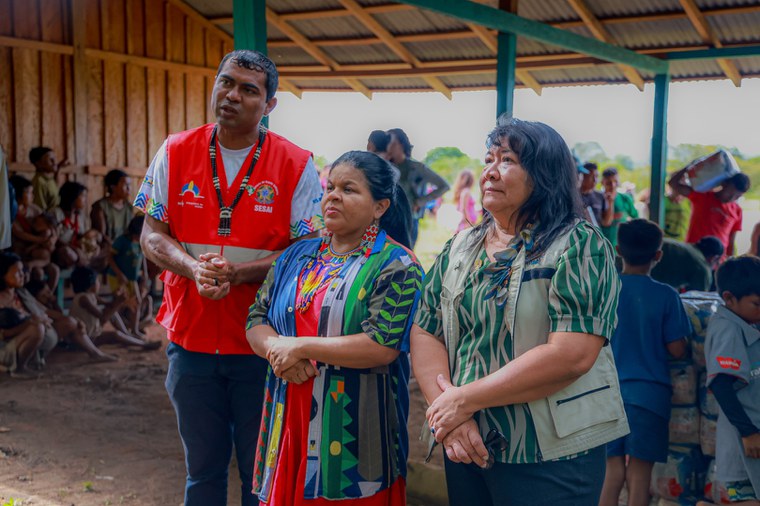 Entrega de alimentos ao povo Yanomami - Foto Lohana Chaves (5).JPG