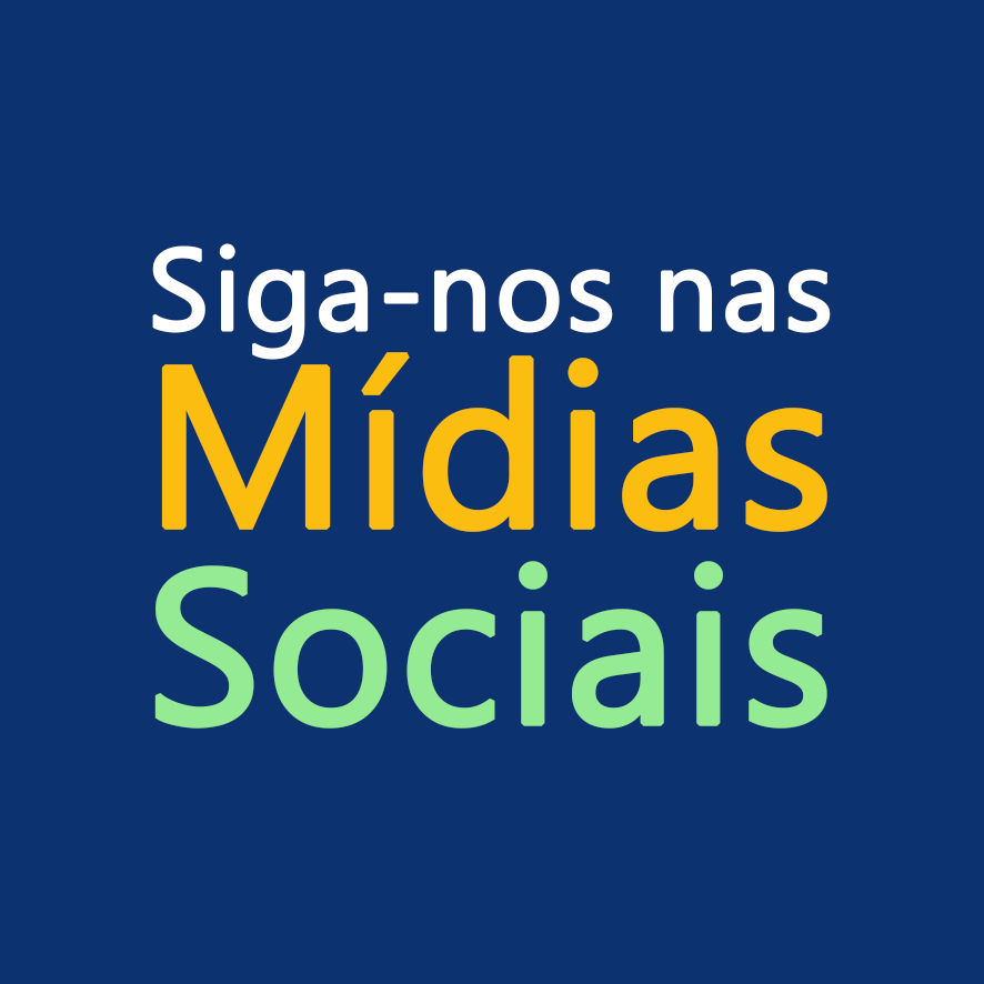 Siga-nos nas mídias sociais