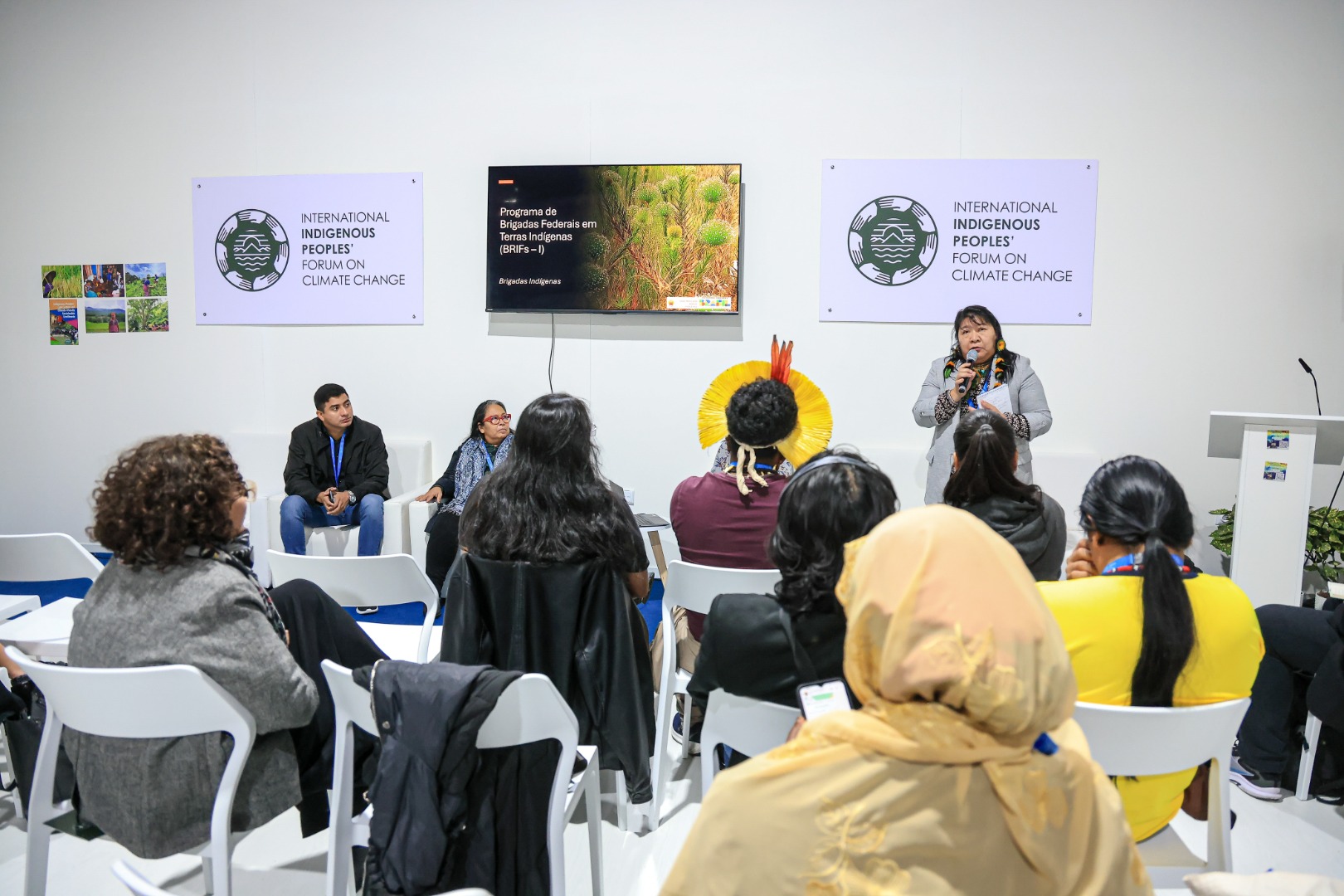 Funai participa de debate sobre brigadas indígenas e mudanças climáticas na COP29