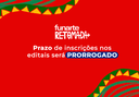 PRORROGAÇÃO RETOMADA 2_Banner. Arte CCOM - Funarte