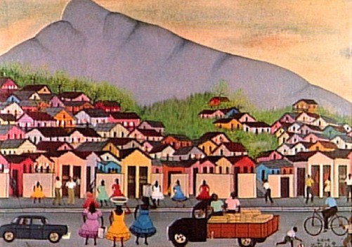 Favela, 1965 - Heitor dos Prazeres - óleo sobre tela. Fonte: Itaú Cultural