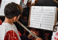 Projeto leva aulas de instrumentos de sopro e de percussão ao Rio Grande do Sul