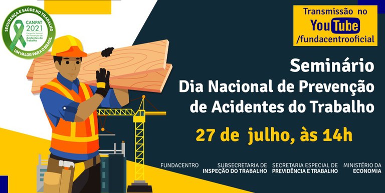 Imagem do Dia Nacional de Prevenção de Acidentes de Trabalho