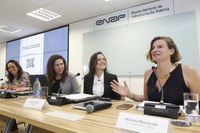 Ministra da Gestão e economista Mariana Mazzucato debatem sobre inovação na ENAP