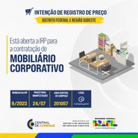 Gestão vai licitar fornecimento de mobiliário corporativo para órgãos da região Sudeste e do DF