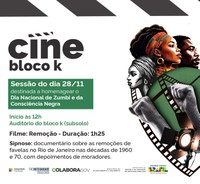 Gestão e MPO exibirão filme em homenagem ao Dia da Consciência Negra