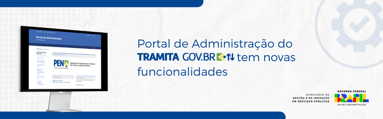 Portal de Administração do Tramita com novas funcionalidades - outubro 23