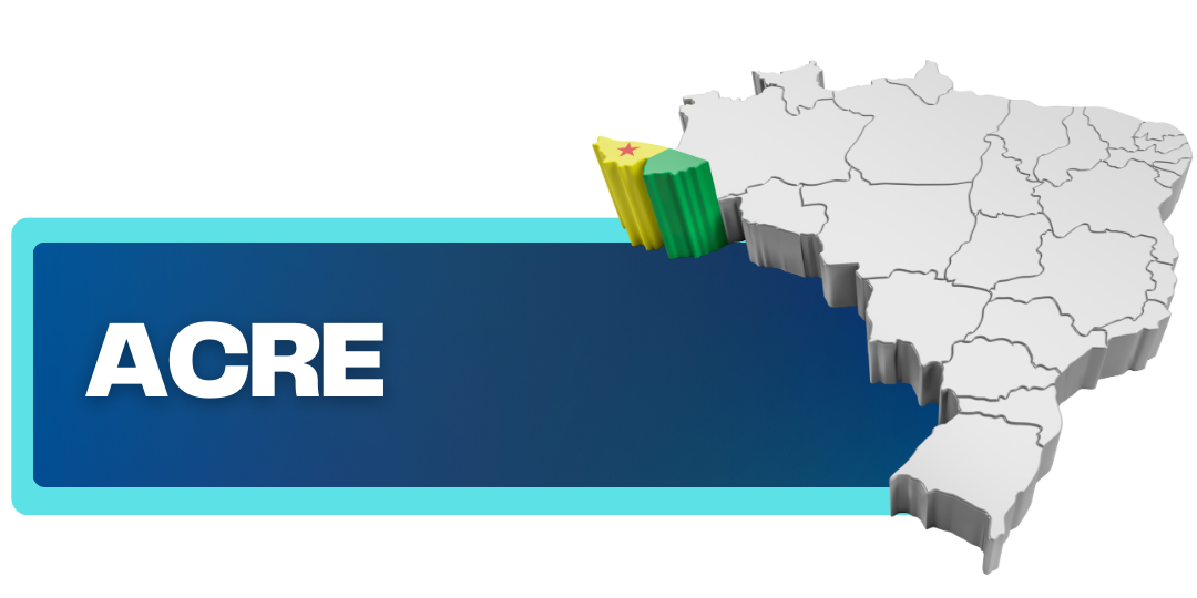 banner com mapa do Acre e link para página com canal de atendimento aos municípios