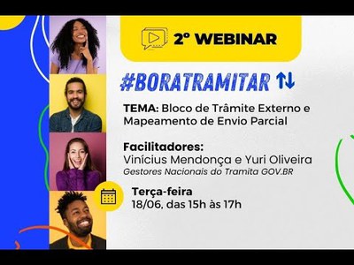 Segundo Webinar #BoraTramitar (18/06/2024) - Gravação