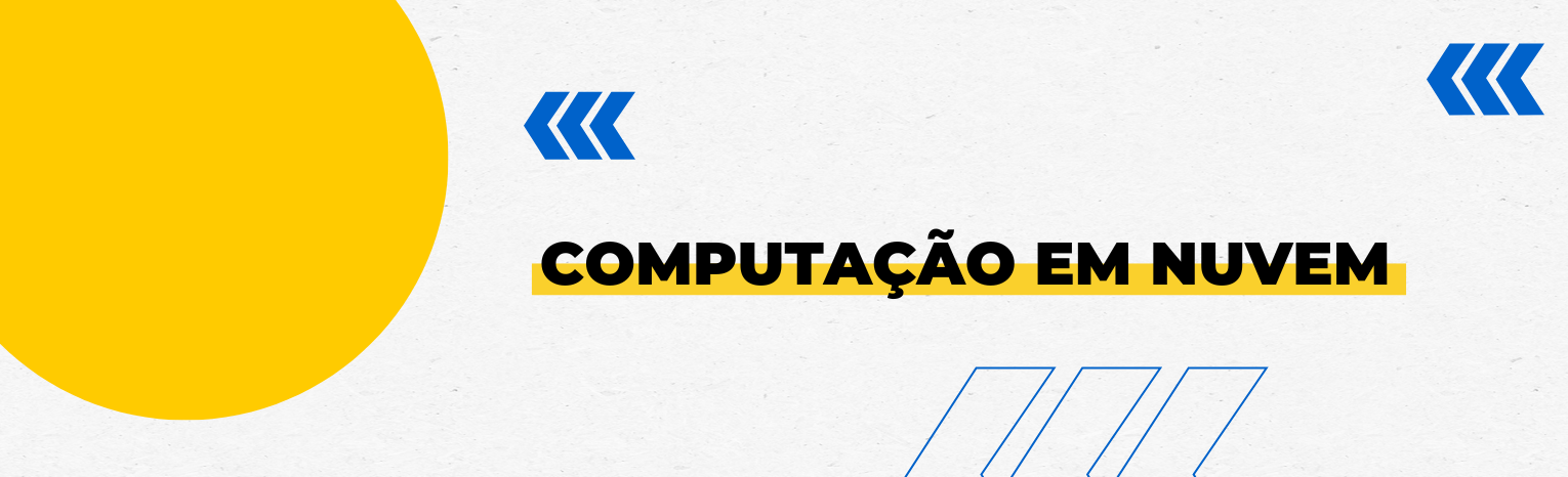 Fundo branco com duas setas azuis apontadas para o lado direito e com três retângulos na vertical. Texto: Secretaria de Governo Digital