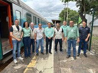 Equipe do GSI/PR conhece segurança e resiliência da Estrada de Ferro Vitória a Minas