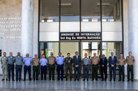 MINISTRO DA DEFESA E COMANDANTES DAS FORÇAS REALIZAM VISITA INSTITUCIONAL AO HFA