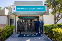 HFA recebe visita oficial do Secretário de Economia e Finanças do Exército