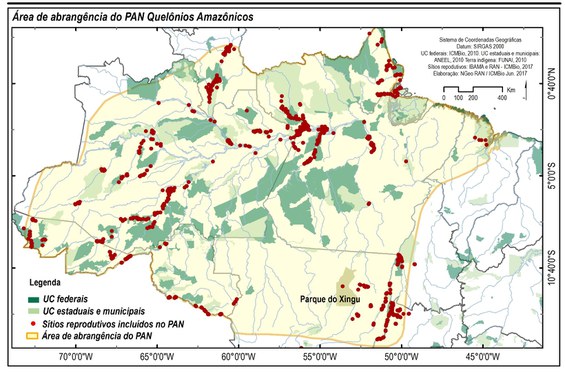 Área de abrangência do PQA