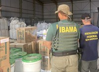 Ibama participa de operação conjunta na fiscalização de agrotóxicos ilegais, em Tocantins