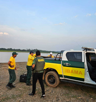 Ibama reforça ajuda nas atividades de emergência ambiental no Amazonas
