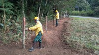 Prevfogo realiza atividades de prevenção aos incêndios florestais na Unidade Técnica do Ibama em Juiz de Fora (MG)