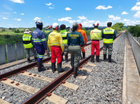 Ferrovia Norte-Sul em Tocantins (TO) e Goiás (GO) é vistoriada pelo Ibama