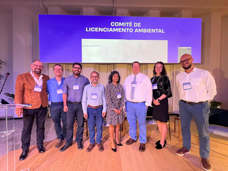 Na foto está a equipe do Ibama que participou da discutir do licenciamento ambiental de projetos de captura e estocagem de carbono