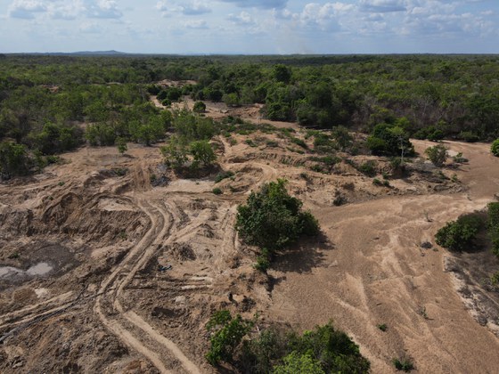 Ibama interrompe atividade de garimpo ilegal de ouro no Tocantins