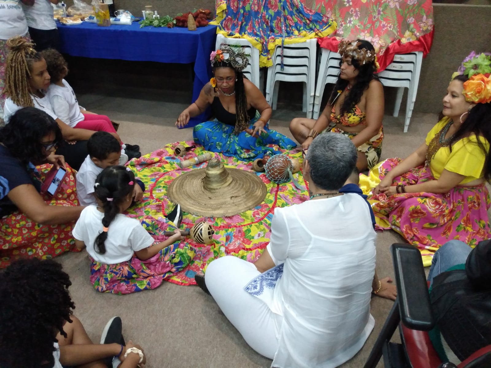 Visita representantes povos originários - dia 19 de abril - Teatro Benjamin Constant