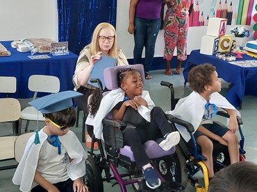 Formatura da Educação Infantil - preparação dos alunos - 2024