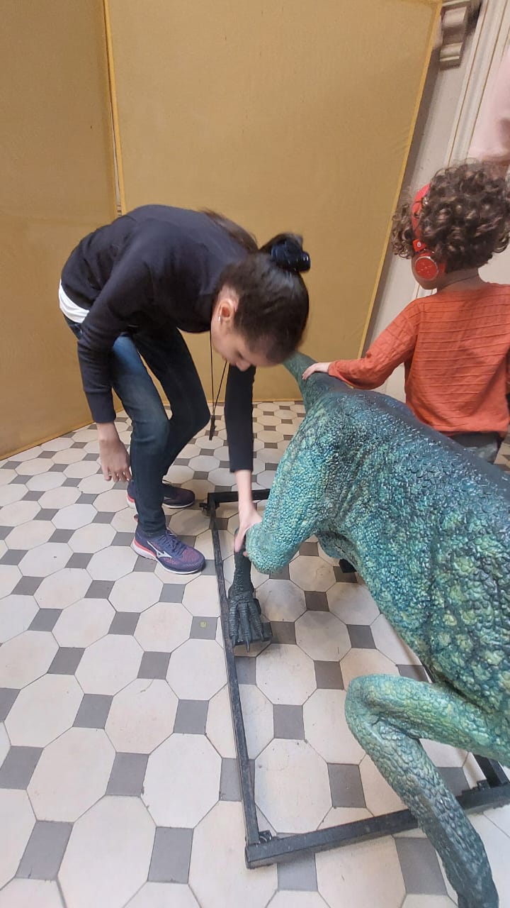 Visita ao Museu de Ciência da Terra - CPRM - dinossauro