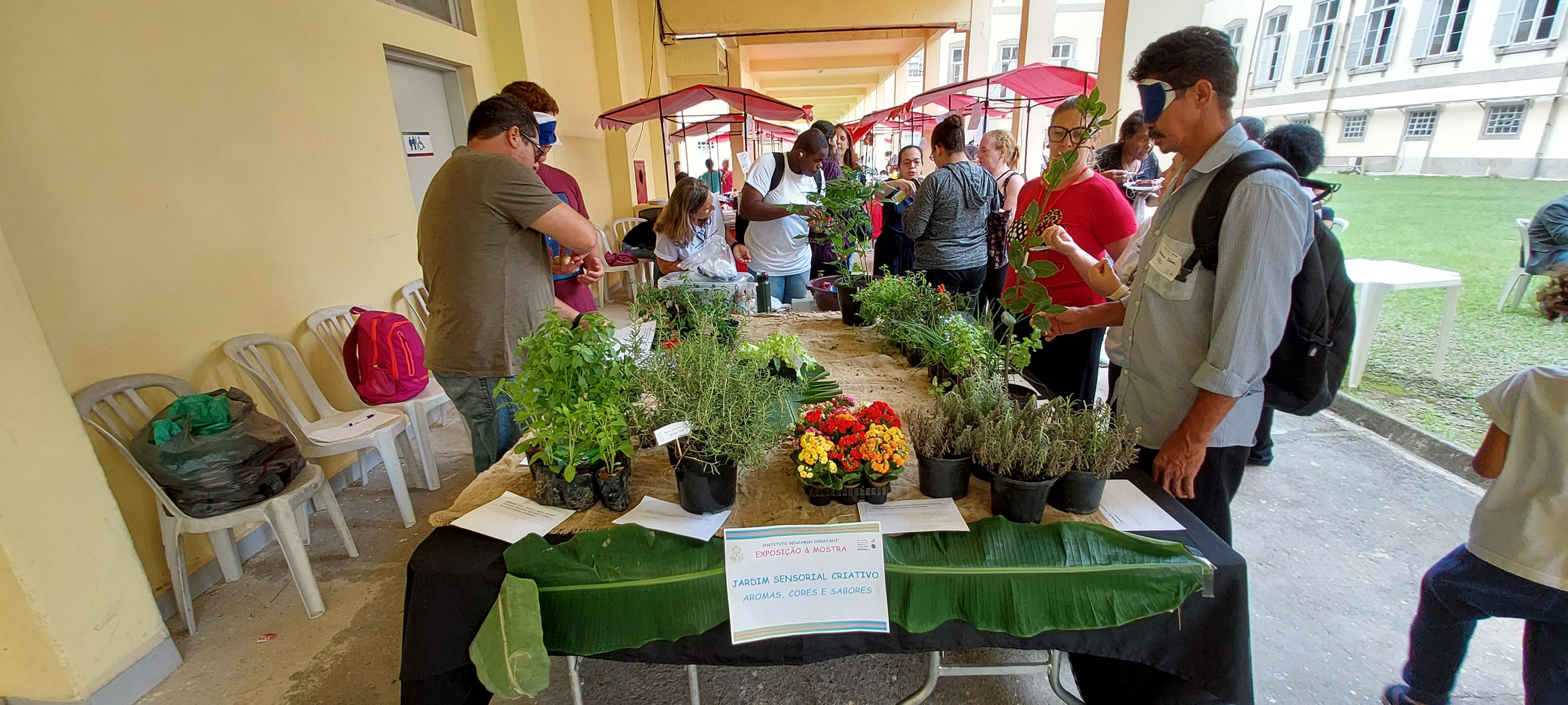 Mostra Interativa Jardim Sensorial Criativo Aromas, Cores e Sabores