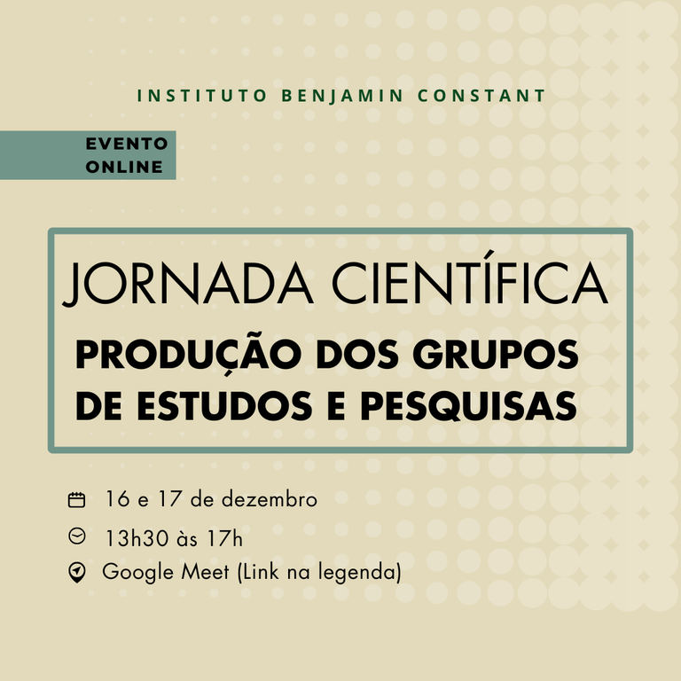 Centro de Estudos e Pesquisas do IBC promove jornada