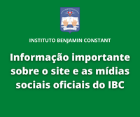 Comunicação institucional do IBC sofre mudanças no período eleitoral