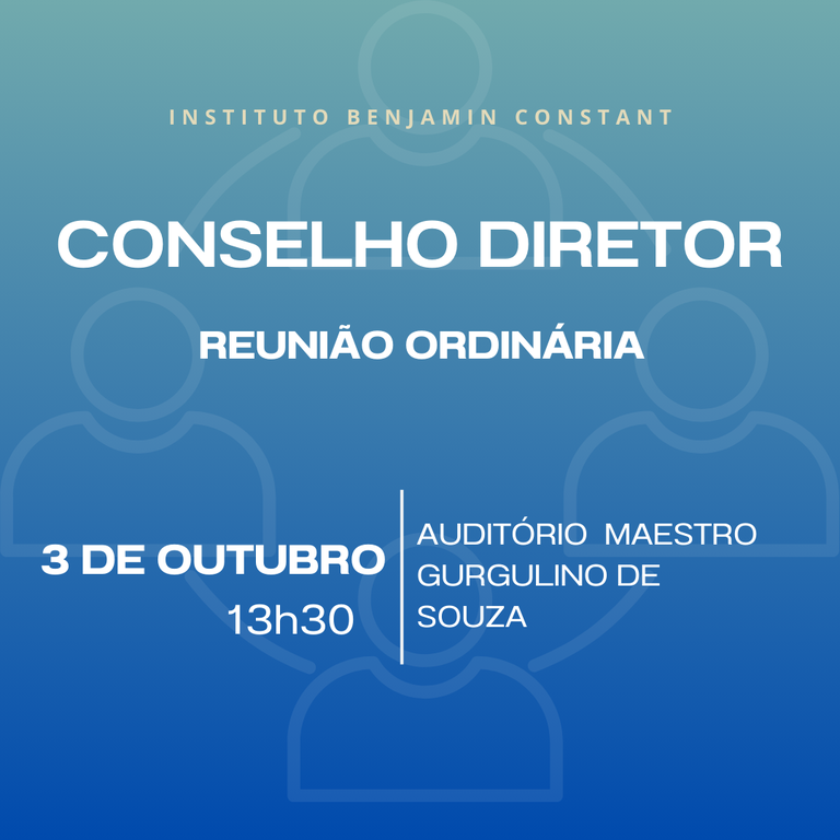 Conselho Diretor promove reunião nesta quinta-feira (3/10)