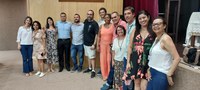 Diretor-geral apresenta sua equipe durante evento de capacitação do Departamento de Educação