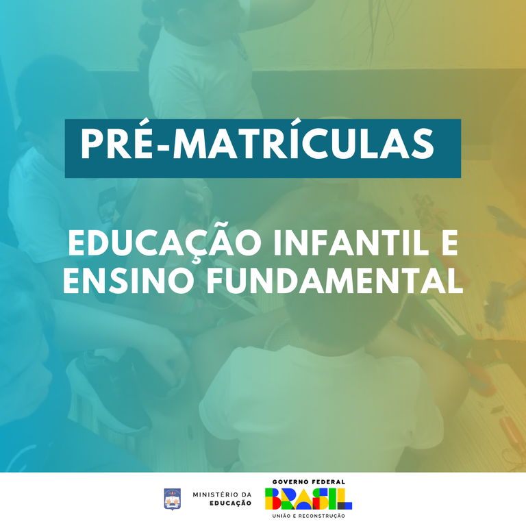 Card da inscrição na pré-matrícula educação infantil e ensino fundamental - turmas 2024