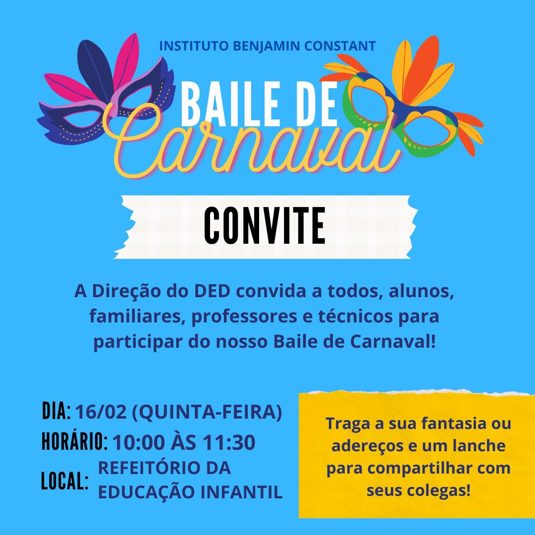 Escola do IBC promove baile a fantasia — IBC