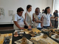 Exposição reúne trabalhos produzidos pelos cursos técnicos em Artesanato