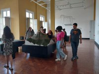 Futuros museólogos visitam o IBC para debater acessibilidade em exposições