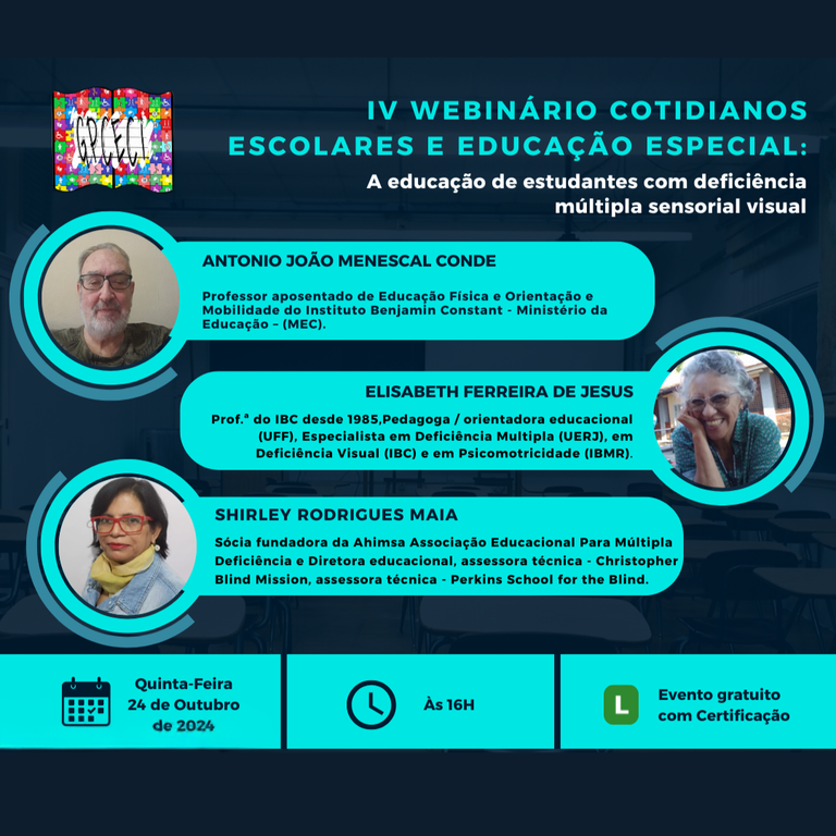 Card IV Webinário Cotidianos Escolares e Educação Especial