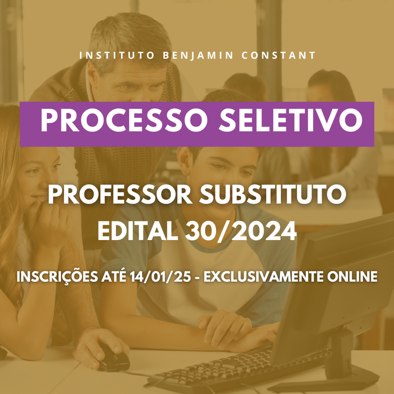 IBC abre seleção para professor substituto