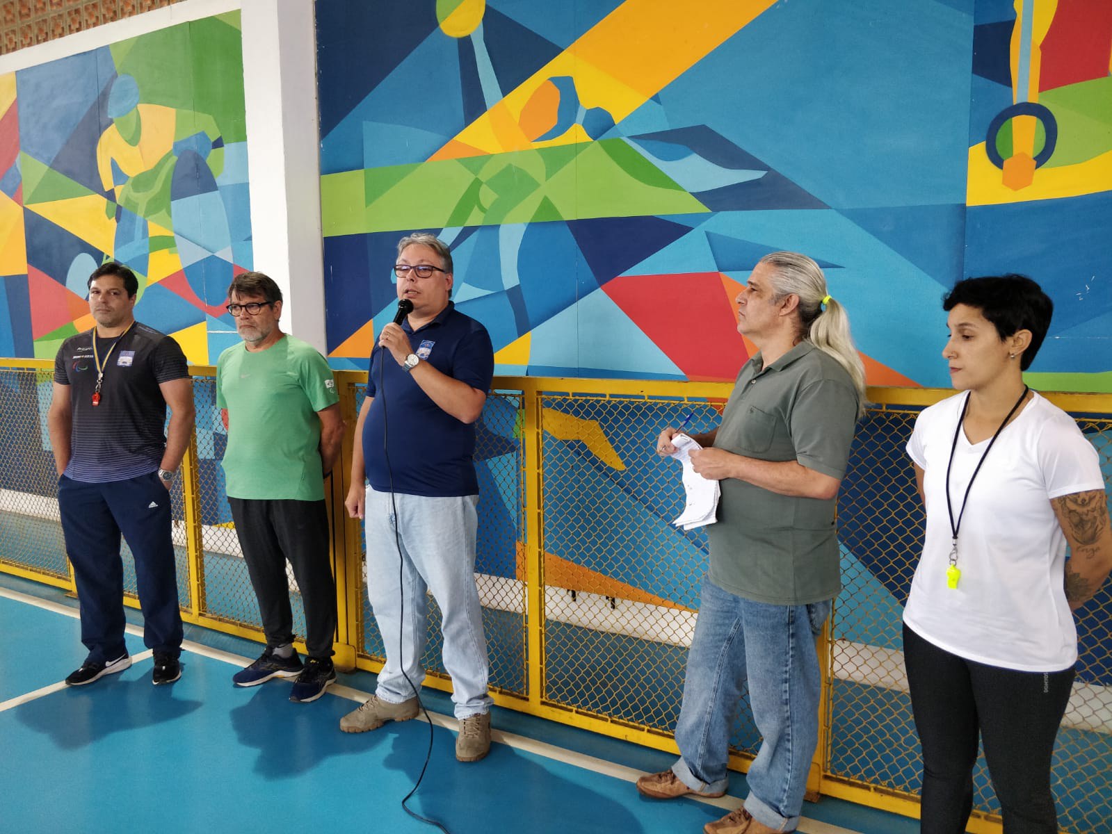 Diretor-Geral do IBC João Ricardo Melo Figueiredo abre competição de goalball nos 168 anos do IBC