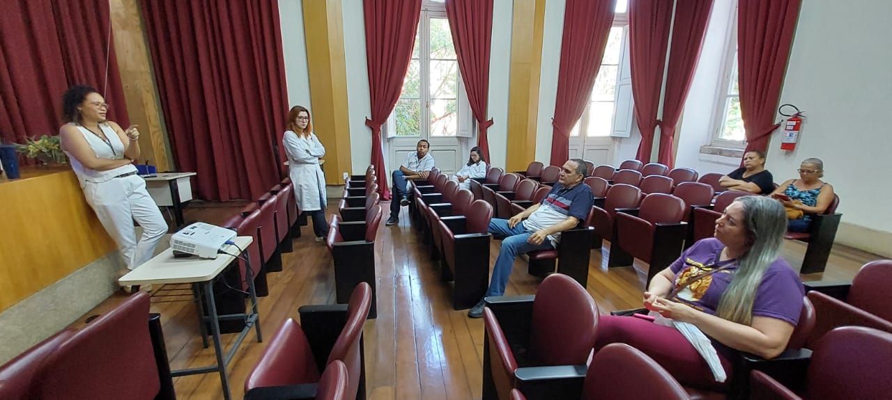 Ação de Educação Nutricional - presença diretor-geral Mauro