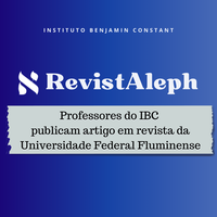 Professores do IBC publicam artigo em revista da Universidade Federal Fluminense