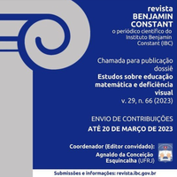 Revista Benjamin Constant abre chamada de originais para dossiê temático