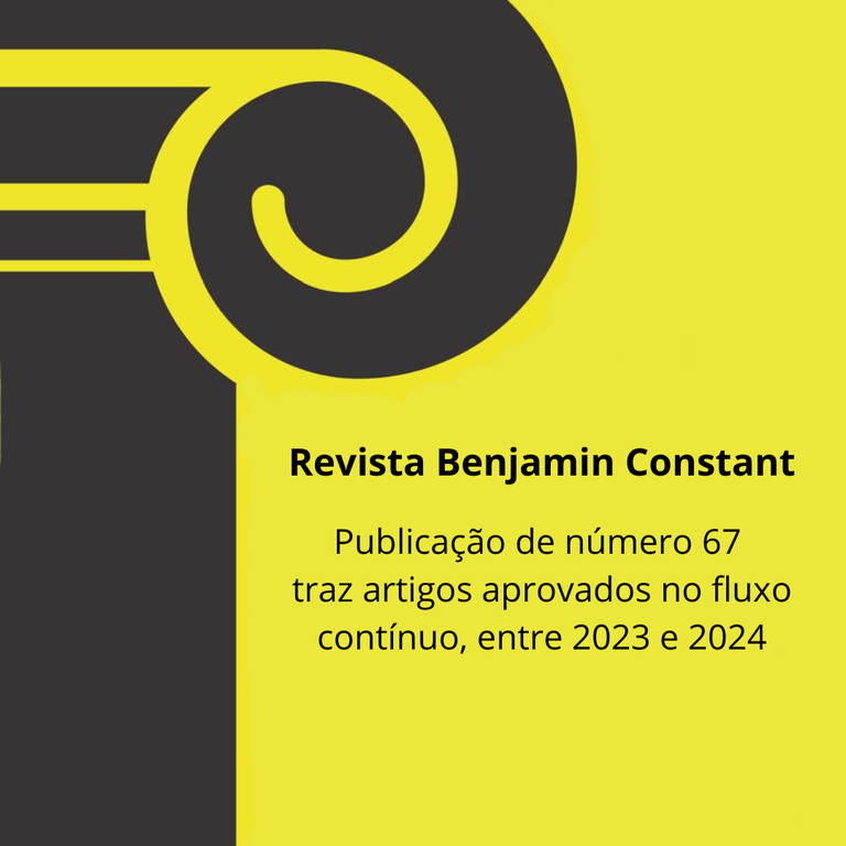 Revista Benjamin Constant: nova edição está disponível