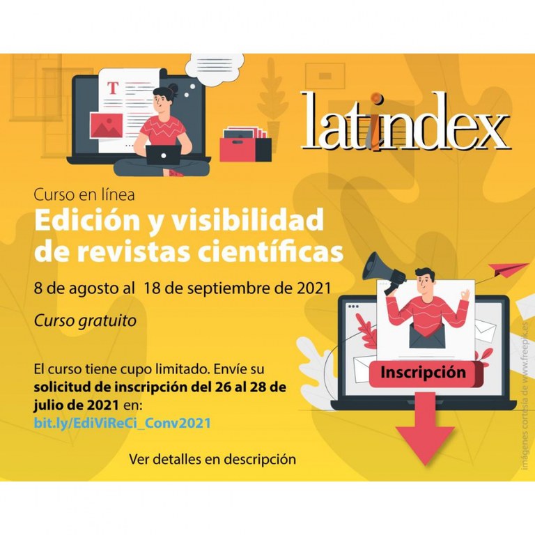 Latindex promove o curso online “Edição e Visibilidade de Revistas Científicas”