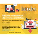 Latindex promove o curso online “Edição e Visibilidade de Revistas Científicas”
