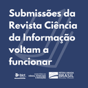 Submissões da Revista Ciência da Informação voltam a funcionar