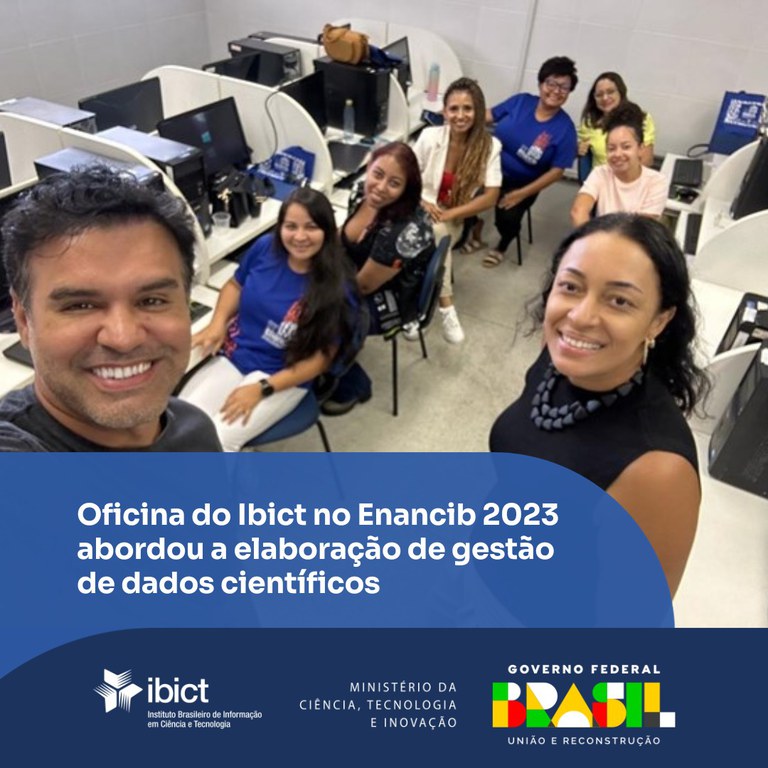 IMG-  Oficina do Ibict no Enancib 2023 abordou a elaboração de gestão de dados científicos